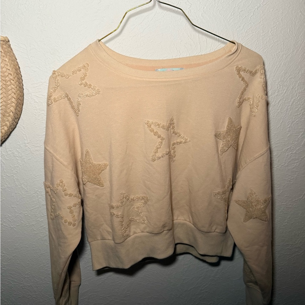 Hippie Rose Beige Lounge Sweater